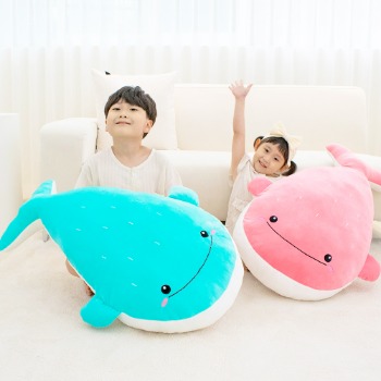고래인형 아기고래 핑크 100cm